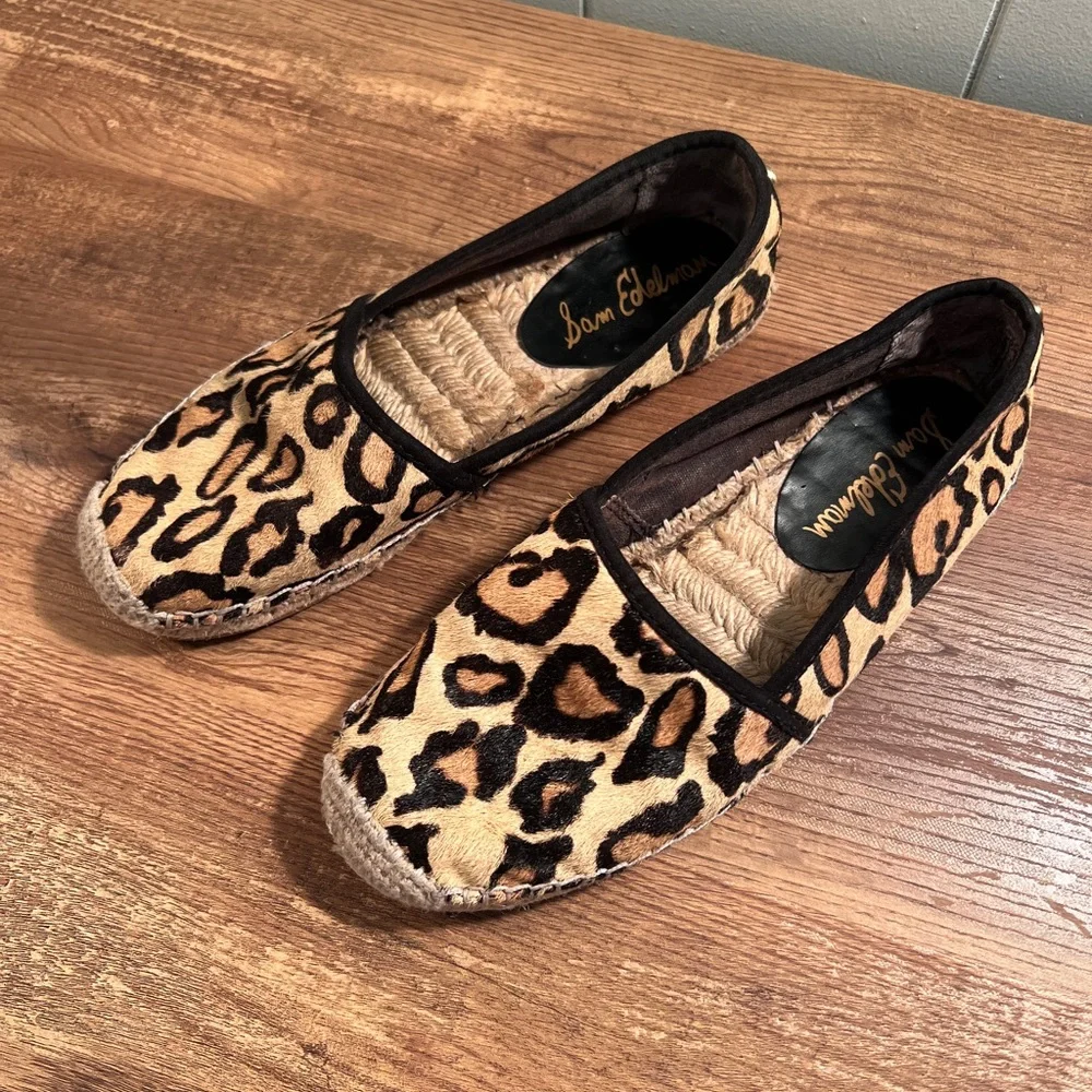 Sam Edelman Leopard Print‎ Espadrilles – Chic & Comfy Slip-Ons